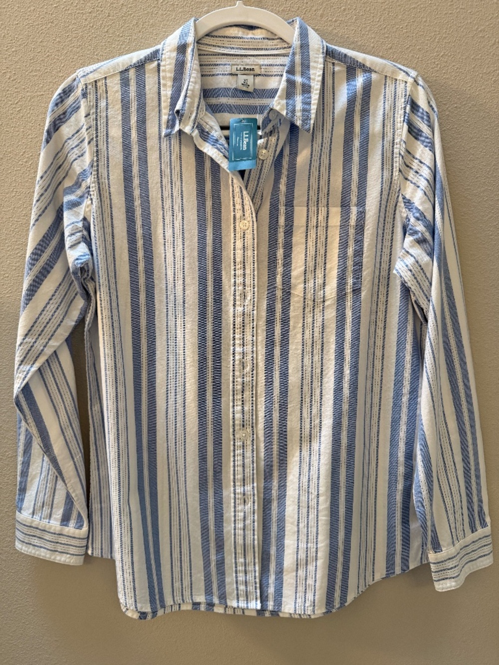 LL Bean cotton blouse